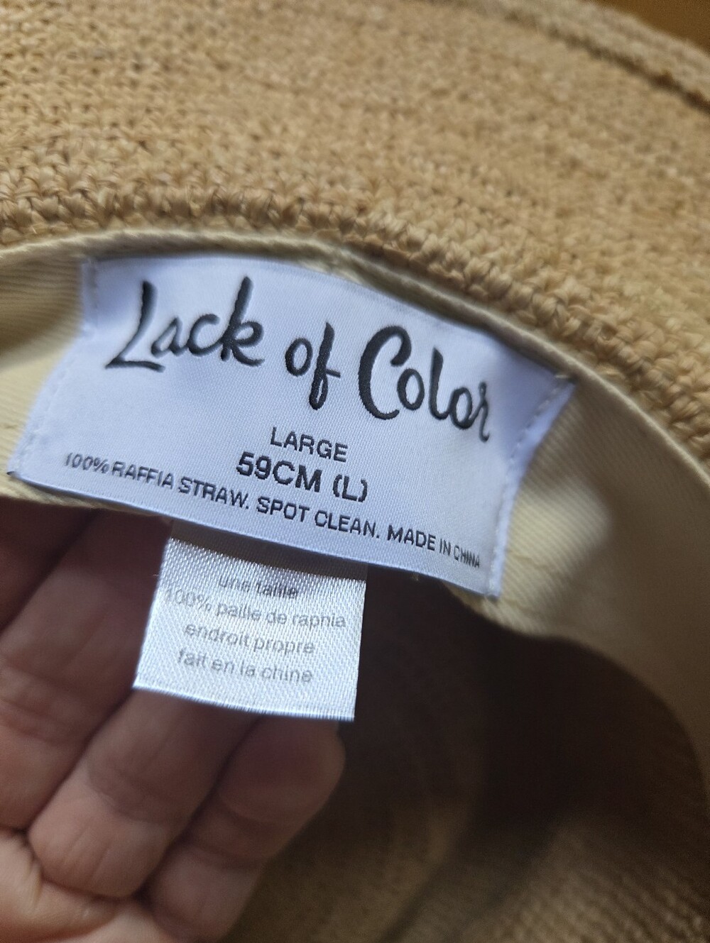 Lack Of Color Unisex Inca Fedora in Straw - Picture 4 of 14